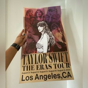 Taylor Swift Eras Tour Poster